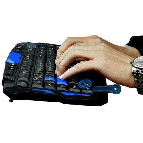 Клавіатура з мишкою HK-8100, ігрова клавіатура та миша для пк