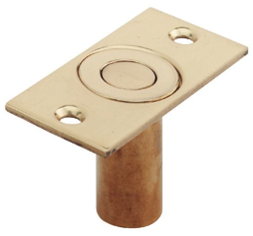 Pyłoszczelne gniazdo rygla drzwi HAFELE polerowany mosiądz fi 19mm