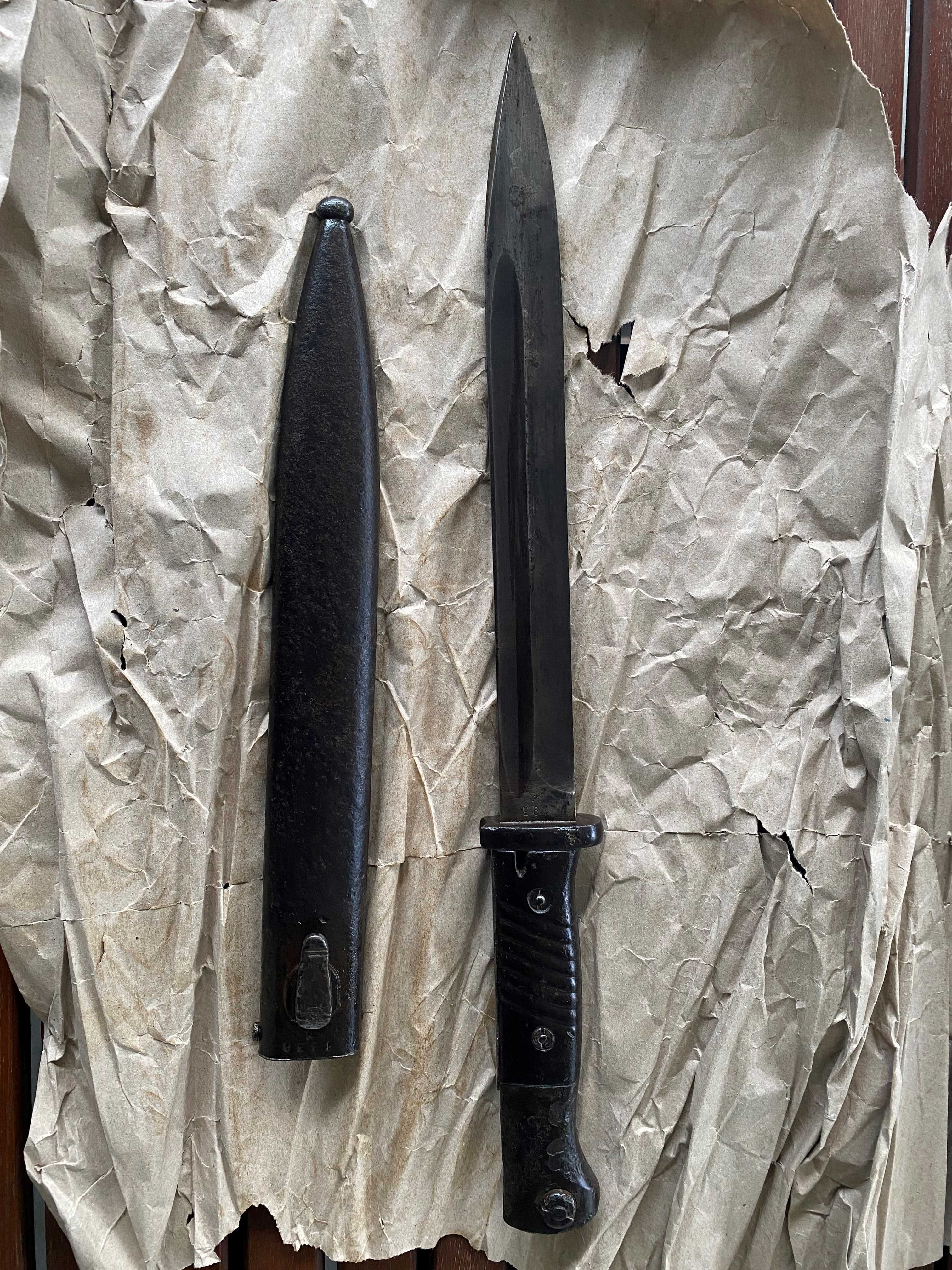 Niemiecki bagnet, mauser wehrmacht, kar98k