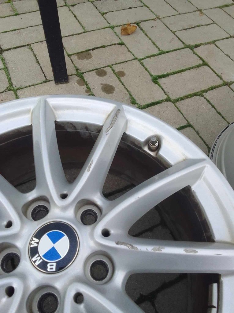 Sprzedam lub zamienie uzywane alufelgi do bmw rozstaw śrub 5×112z czuj