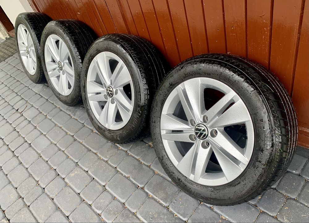 Koła 16” 5x112, VW, SKODA, SEAT,AUDI, opony 205/55/16 Bridgestone