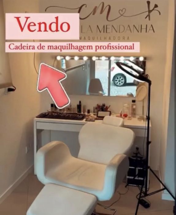 Cadeira maquilhagem