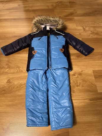 Зимовий комбінезон, лижний костюм дитячий, зимова куртка
