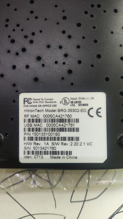 Модем hitron brg-35302-ED кабельний