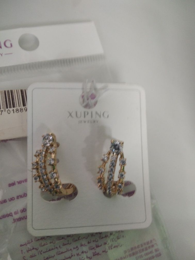 Серьги Xuping из медицинского золота