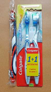 Localut и Colgate зубные щетки, три штуки, цена одна.
