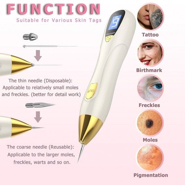 Caneta Jato de Plasma Despigmentador Ultrassónico