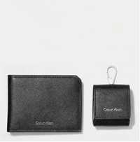 Набір (гаманець + чохол для навушників) Calvin Klein 567299651 Чорний
