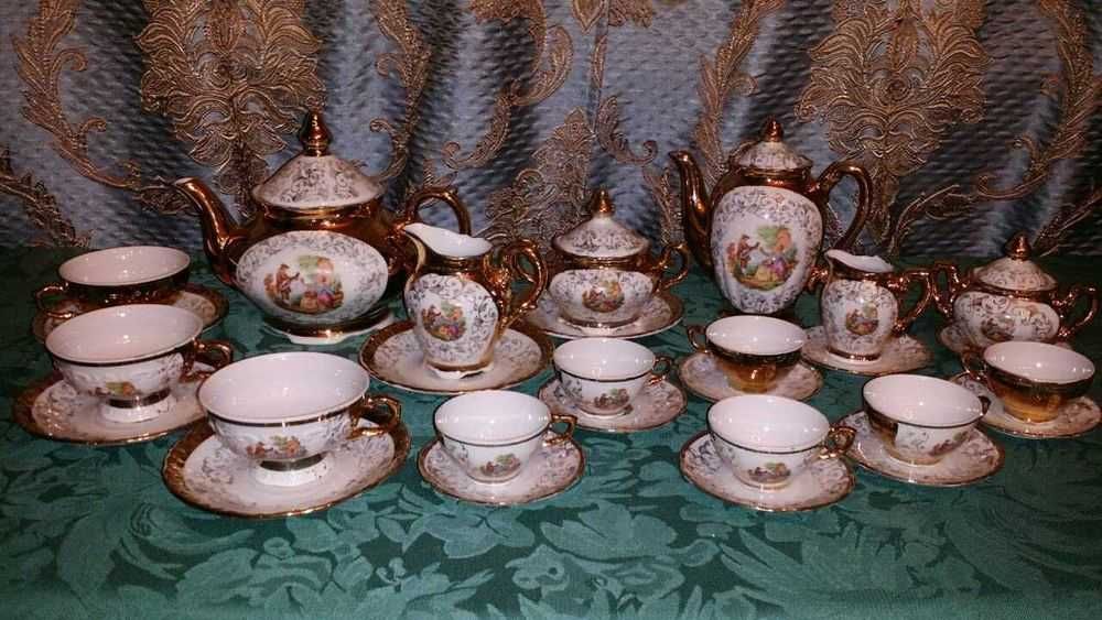 Сервиз чайный ГДР,сервиз чайный Чехия,сервиз кофейный ГДР.