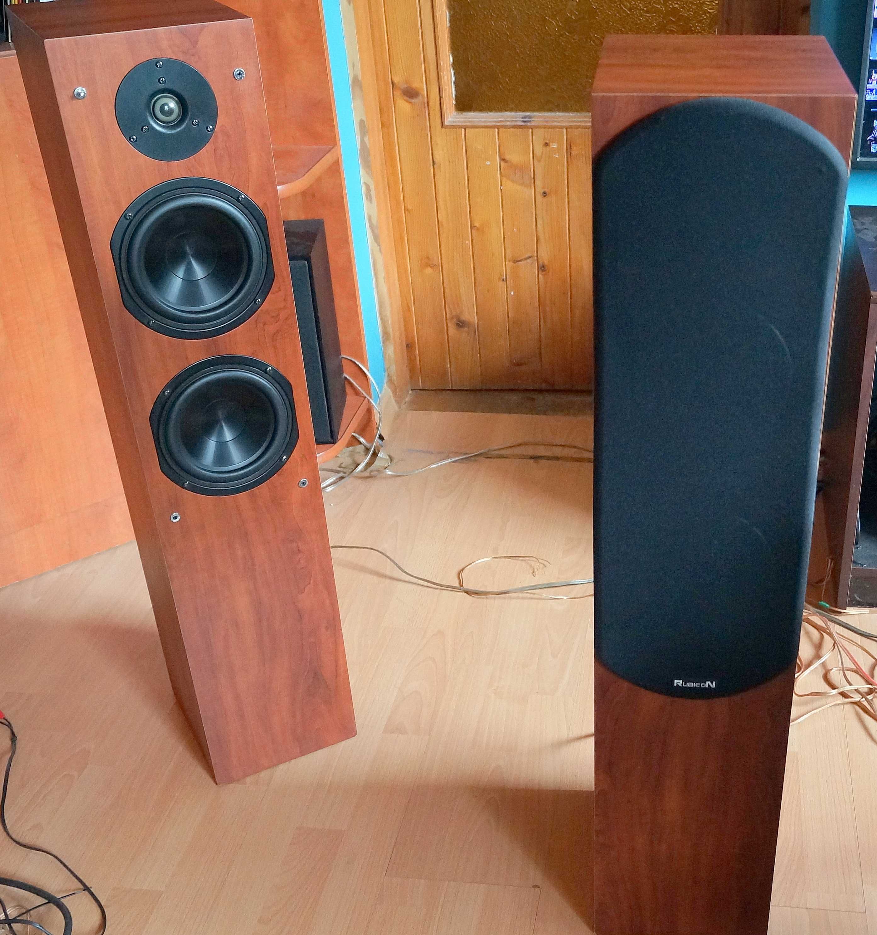 Kino domowe 5.0 Amplituner pioneer DVD+ Kolumny Rubicon  zestaw+piloty