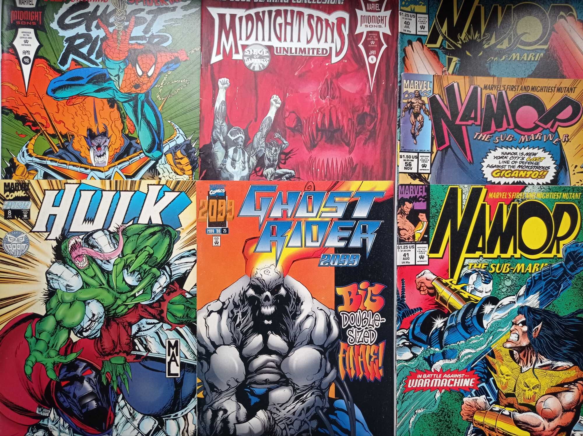 Zestaw oryginalnych zeszytów Marvel Comics