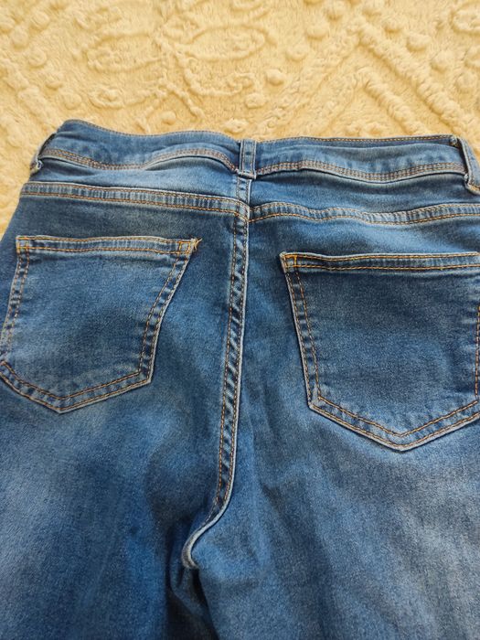 Granatowe damskie dżinsy rozmiar S 36/38