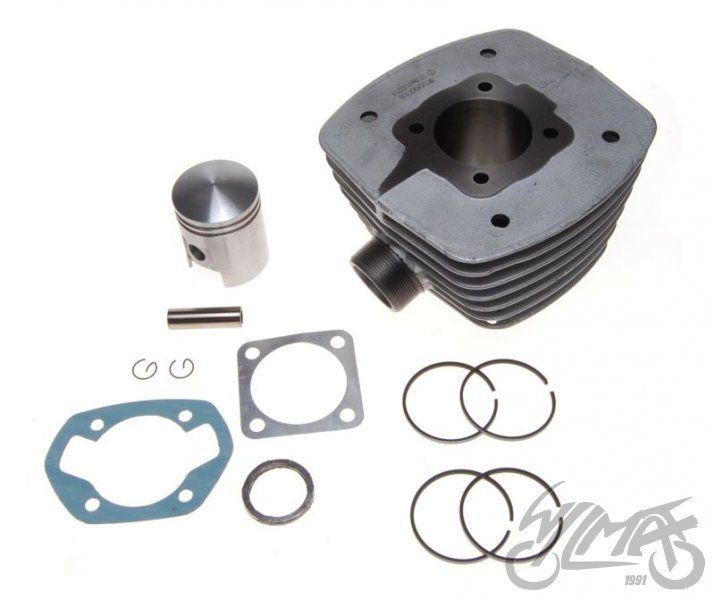 Cylinder + tłok + pierścienie + uszczelki + sworzeń WSK, WFM, SHL 125