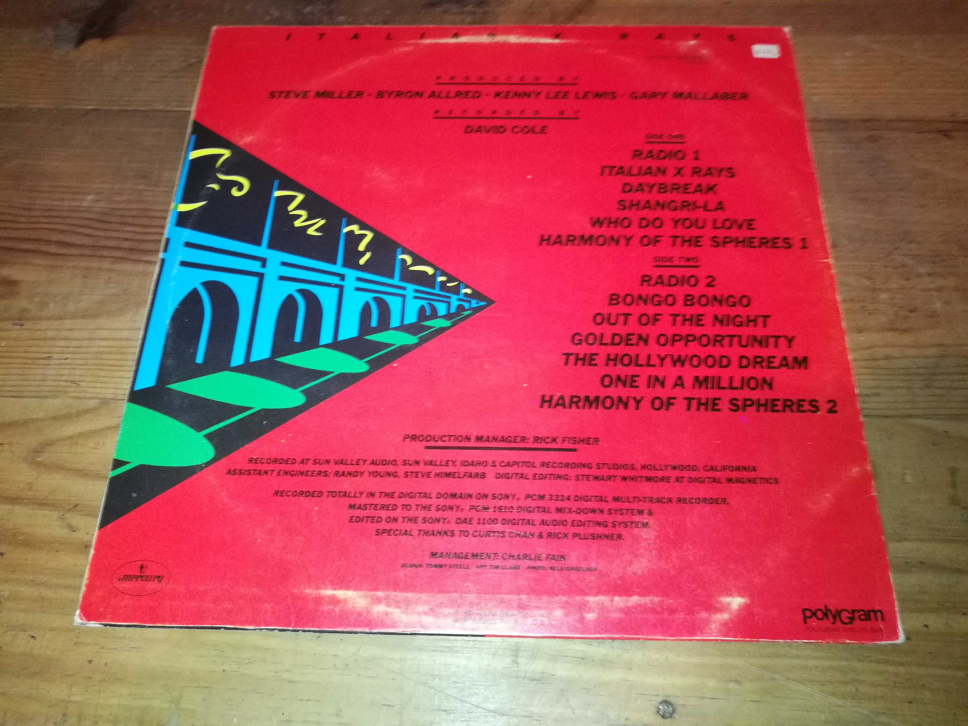 Steve  Miller Band - Italian X Rays LP
