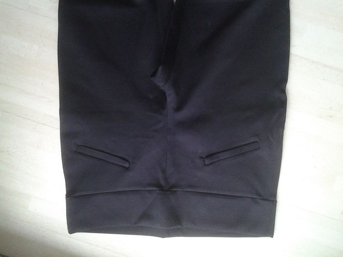 spodnie czarne, rurki z dzianiny, Zara, roz XL oraz L