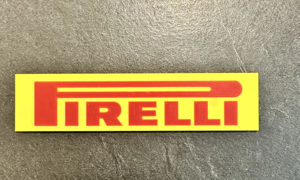 Placa Publicitária Pirelli para Carros de Slot Carrera