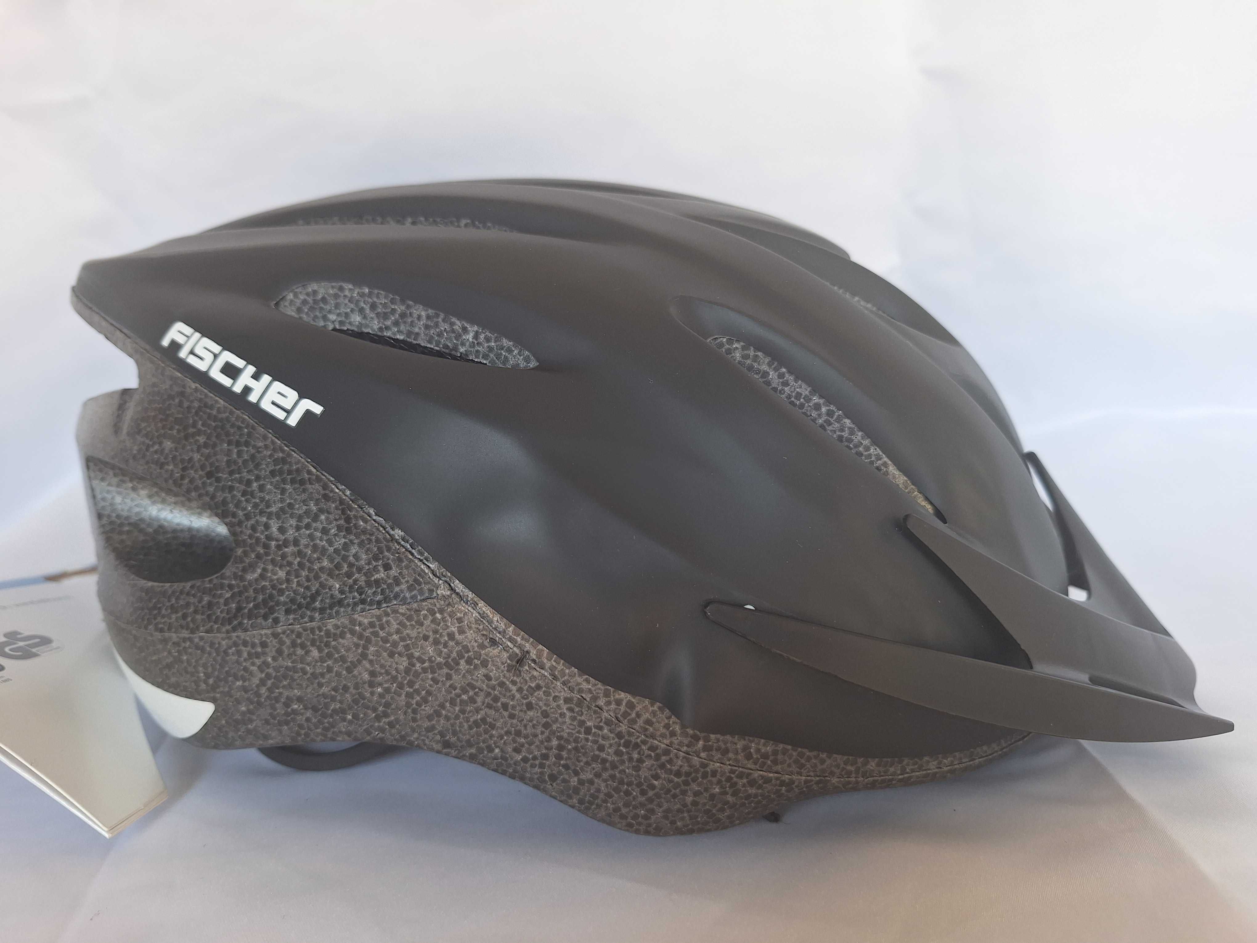 Kask rowerowy Fischer Helm FZ-016 Fahrad Black Matt S/M 54-59cm