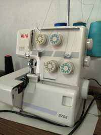 Alfa 8704 máquina de costura. cose e corte
