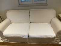 Sofa almofadas penas 3 lugares (210cms)