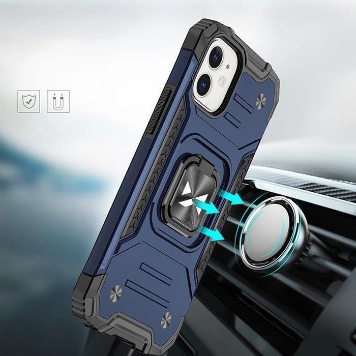 Wozinsky Ring Armor etui iPhone 14 Plus uchwyt magnetyczny ring