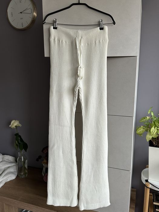 Трикотажні білі штани