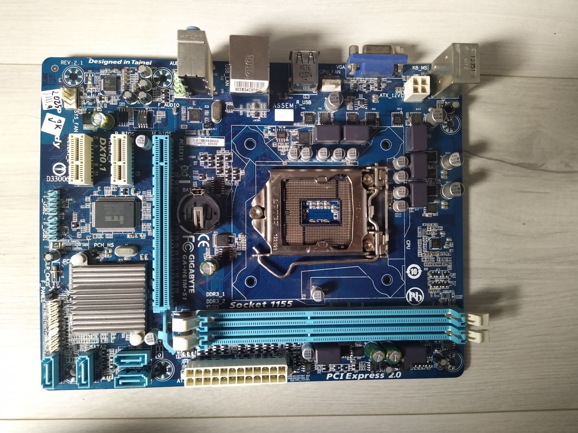 Płyta główna Gigabyte GA-H61M-S1