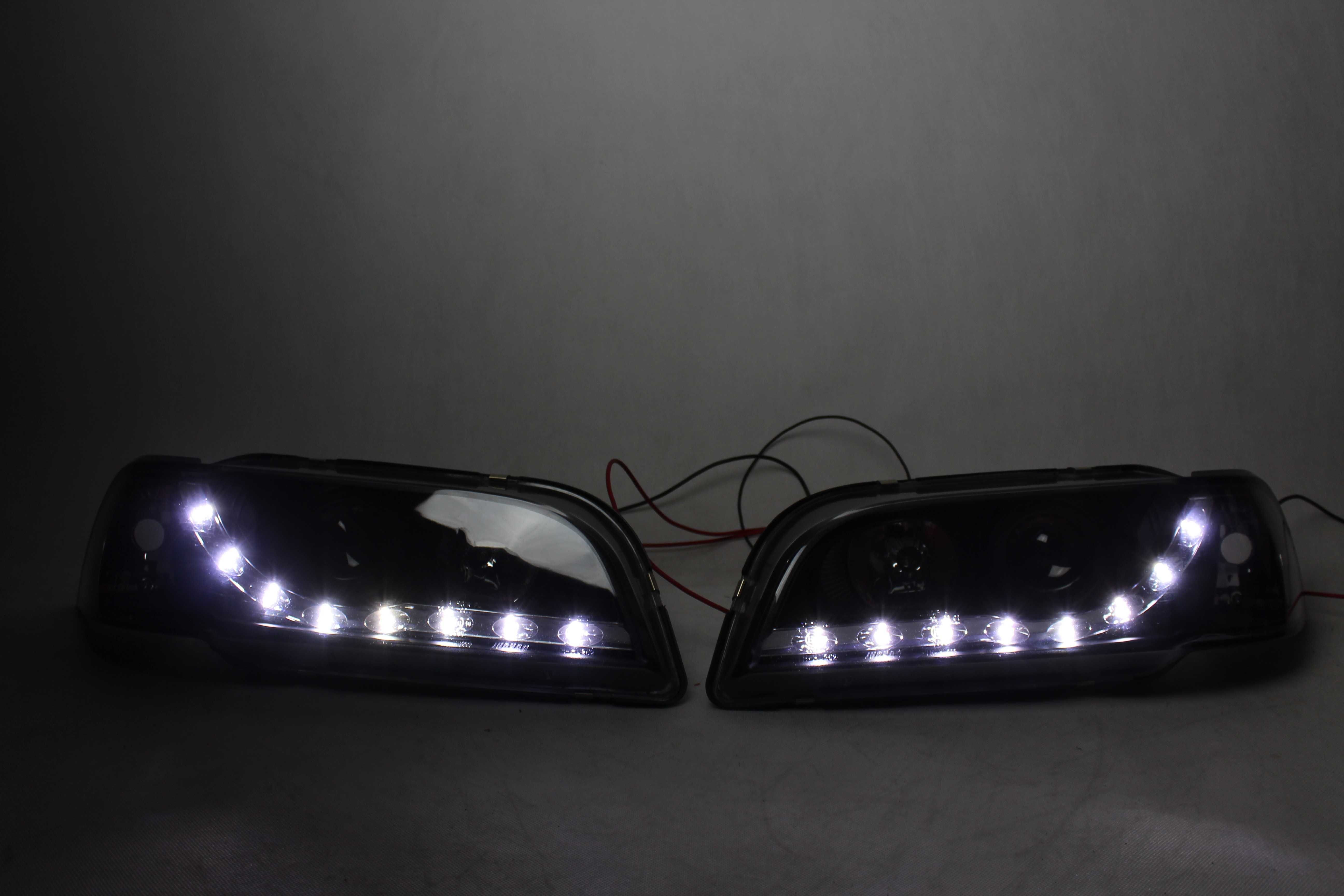 Lampy przednie przód VOLVO S40 V40 r. 96-00 Dayline LED Black NOWE!