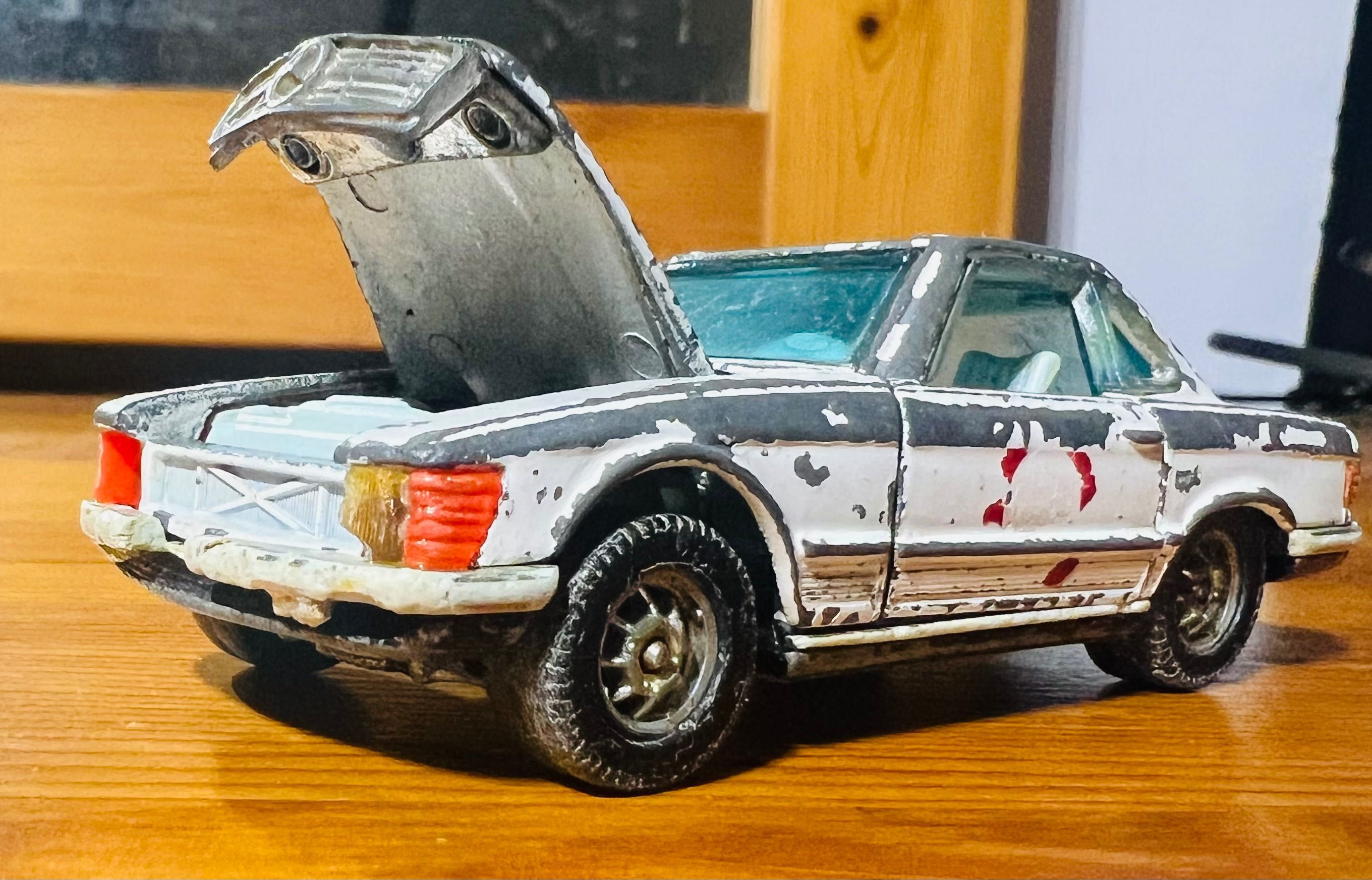 MERCEDES BENZ 350 SL R107 CORGI TOYS WhizzWheels Model MAZAK diecast