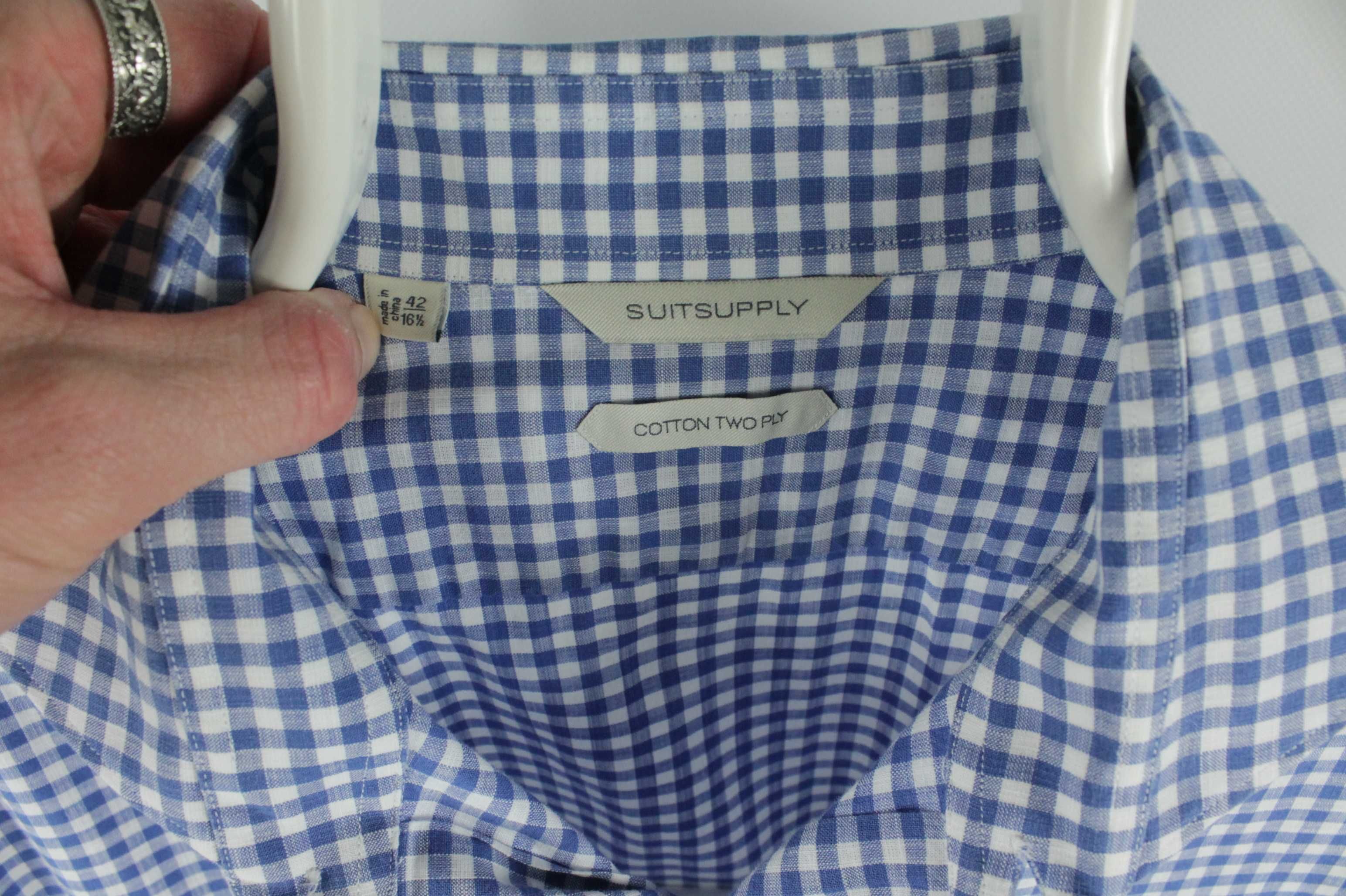 Легка брендова сорочка рубашка Suitsupply Оригінал Розмір 52 Л