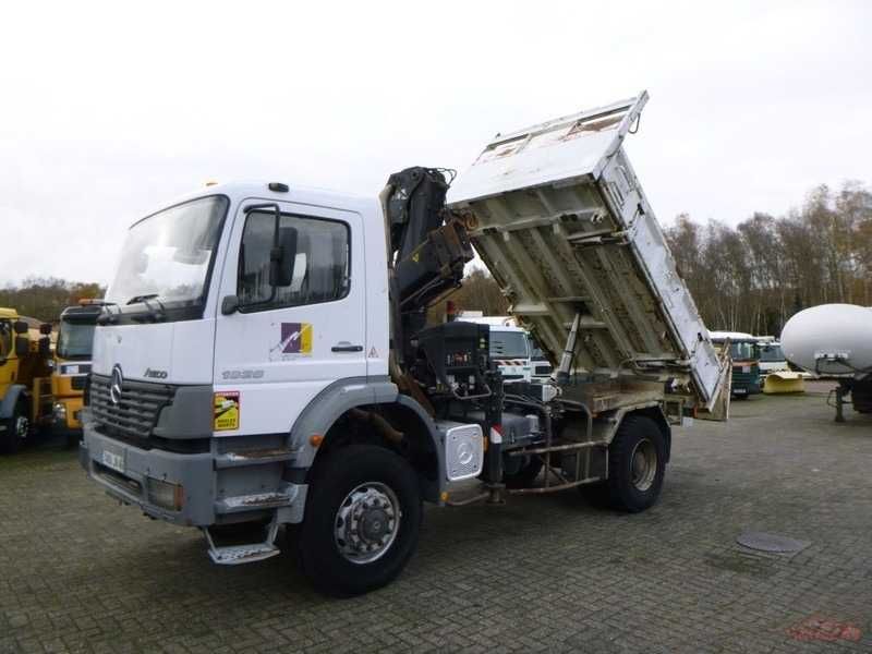 Самоскид Mercedes-Benz Atego 1828 4x4 кран маніпулятор Hiab 166 B-2 CL