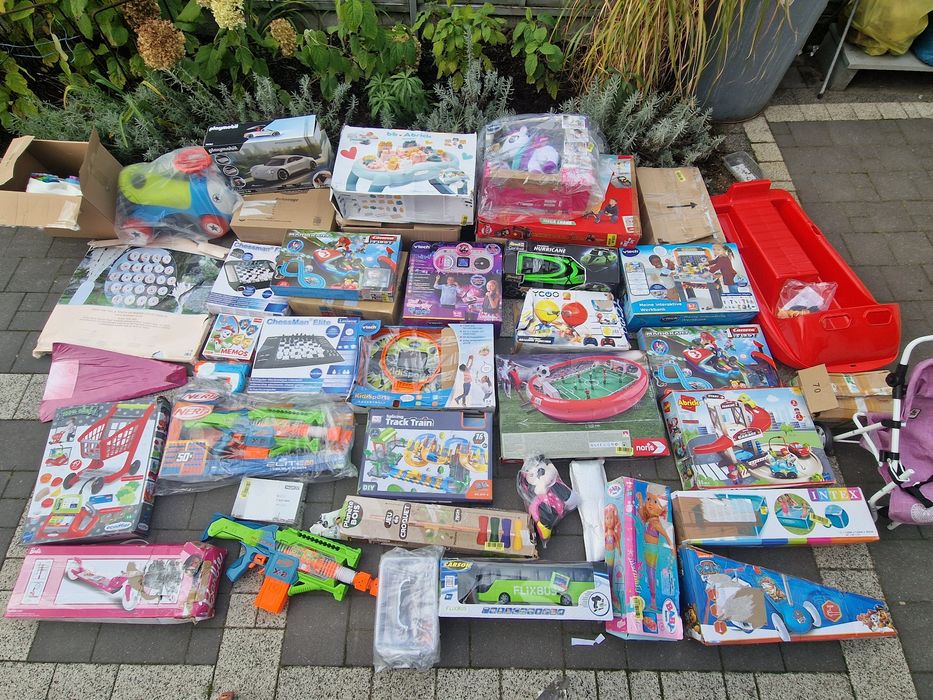 Paleta mix zabawek, zwroty konsumenckie amazon,  klasa ABC nr.6