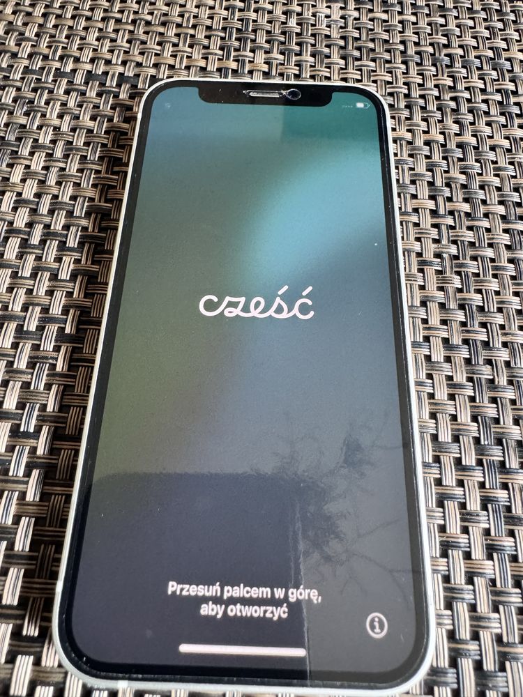 Iphone 12 mini 256 gb, biały plus leathercase