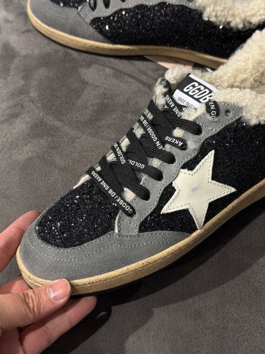 Кеды голден гуз golden goose зимние кеды с мехом