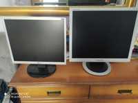 Monitory 2szt 17" i 22" cale