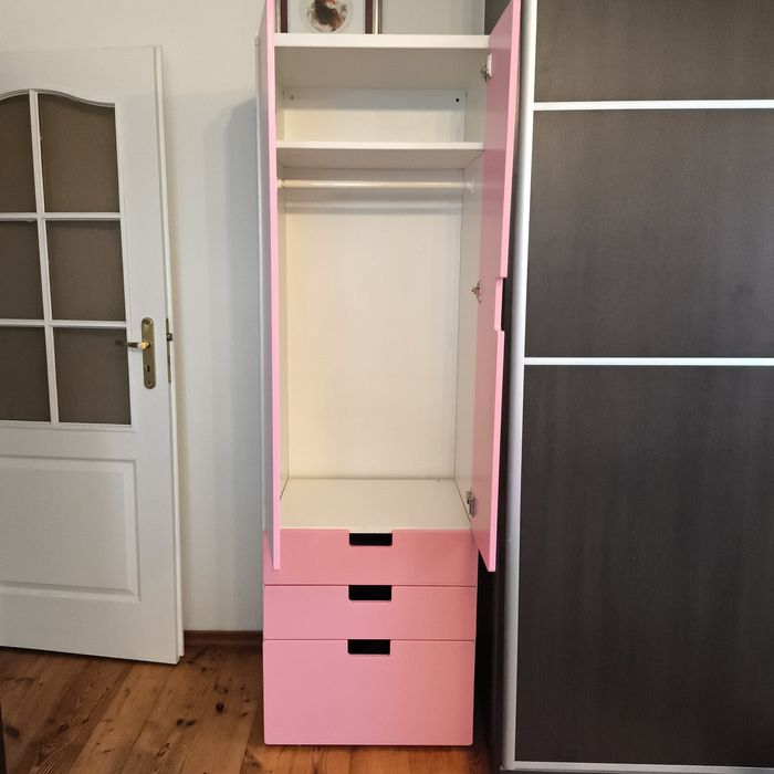 Szafa Ikea Stuva dla dzieci różowa