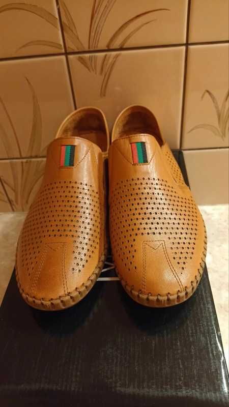 Mokasyny męskie Venezia r.42 nowe/paragon