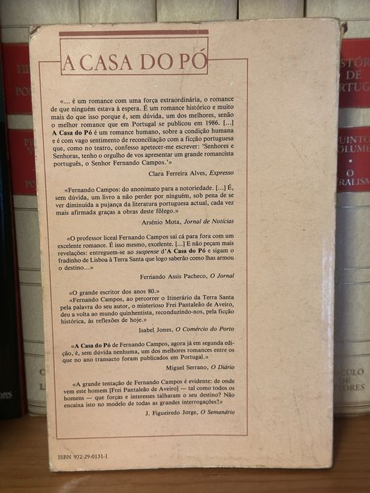 Livro A Casa do Pó - Fernando Campos