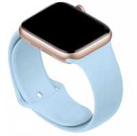 Bracelete Apple Watch 38/40/41 mm de silicone azul céu