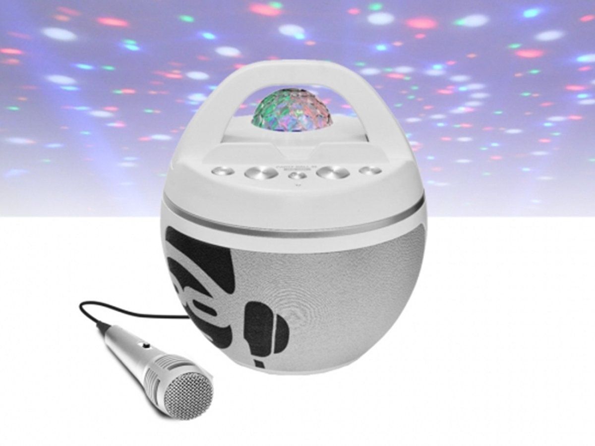 Radio Bluetooth z mikrofonem karaoke