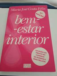 Livro Bem -estar interior. Maria José Costa Felix