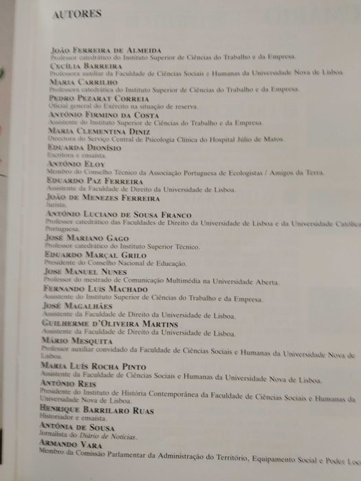 António Reis (coord.) - Portugal, 20 anos de democracia