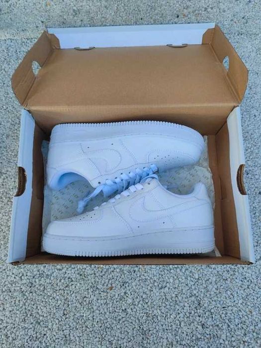 Buty damskie Trampk _Nike_Air_Force_1_Low_'07_White R.44