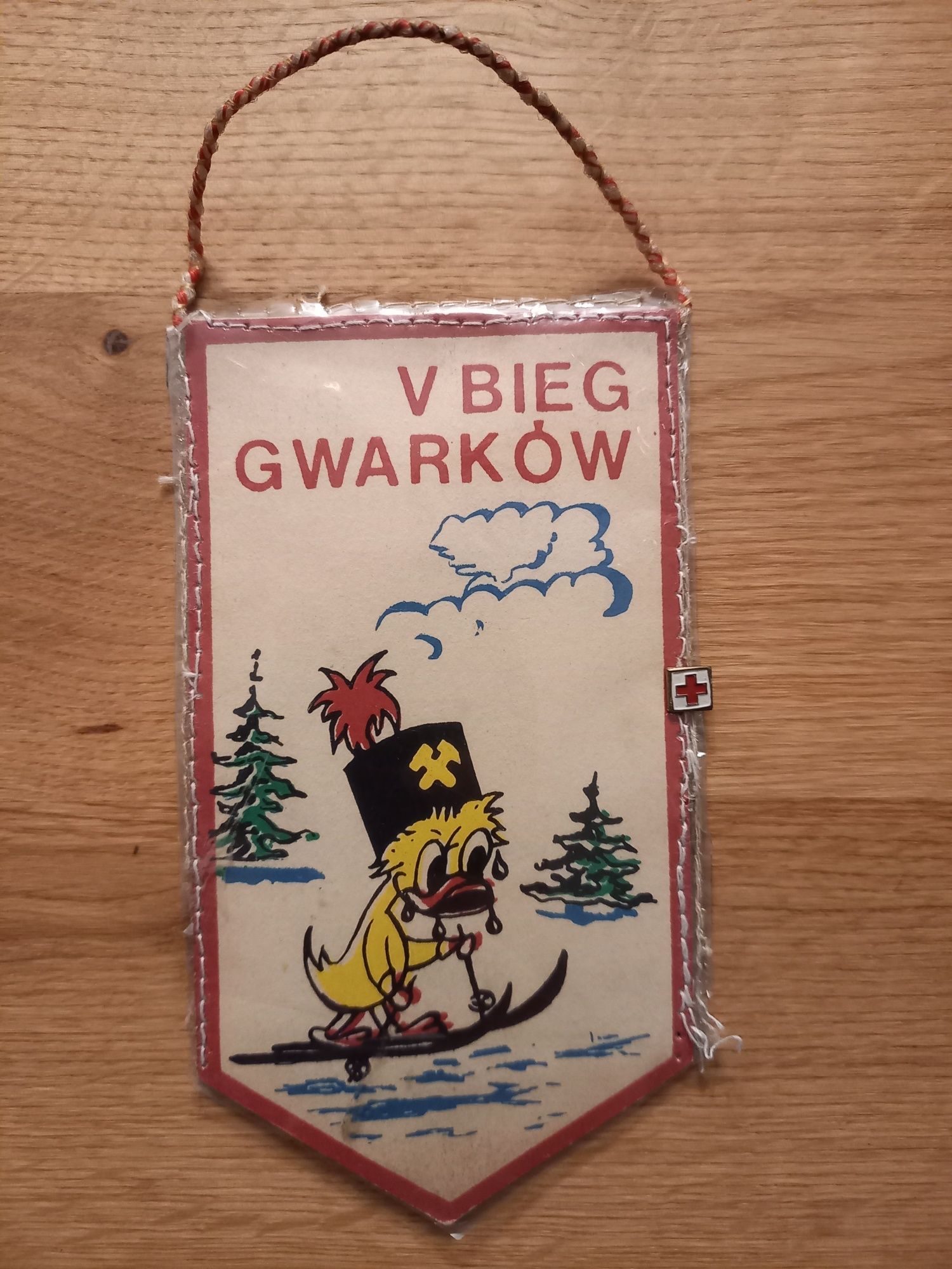 Proporczyk V Bieg Gwarków 1982 Andrzejówka