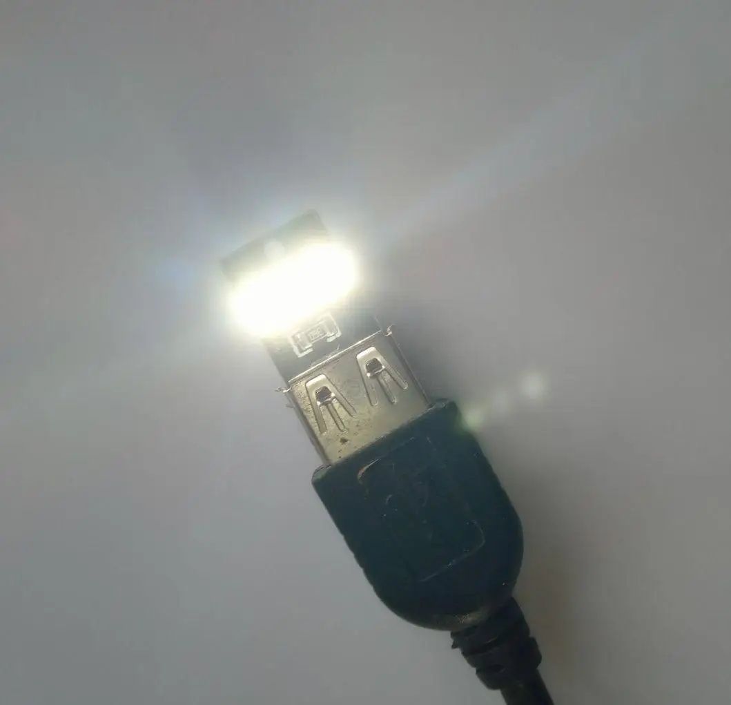 Светодиодный USB фонарик 5В от повербанка Led светильник фонарь лампа