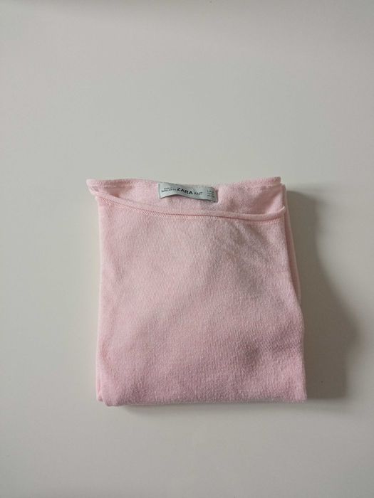 Zara knit lekki damski sweterek bluzka r S