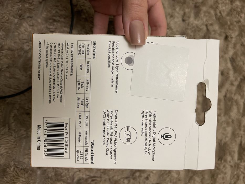 Веб-камера для комп'ютера A4tech PK-910H (Silver+Black)