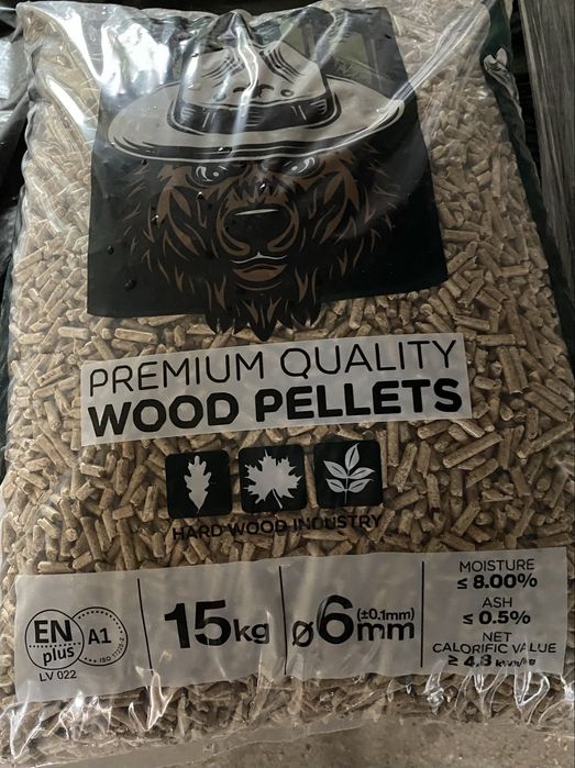 Pellet Premium - 6mm sosnowy 4,8 kwh/Kg)