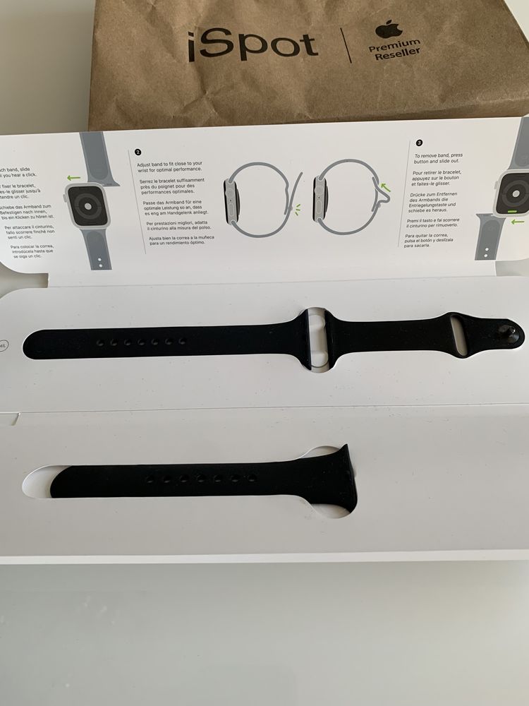 Apple Watch Series 4 Space Gray 44 mm zegarek komunia prezent