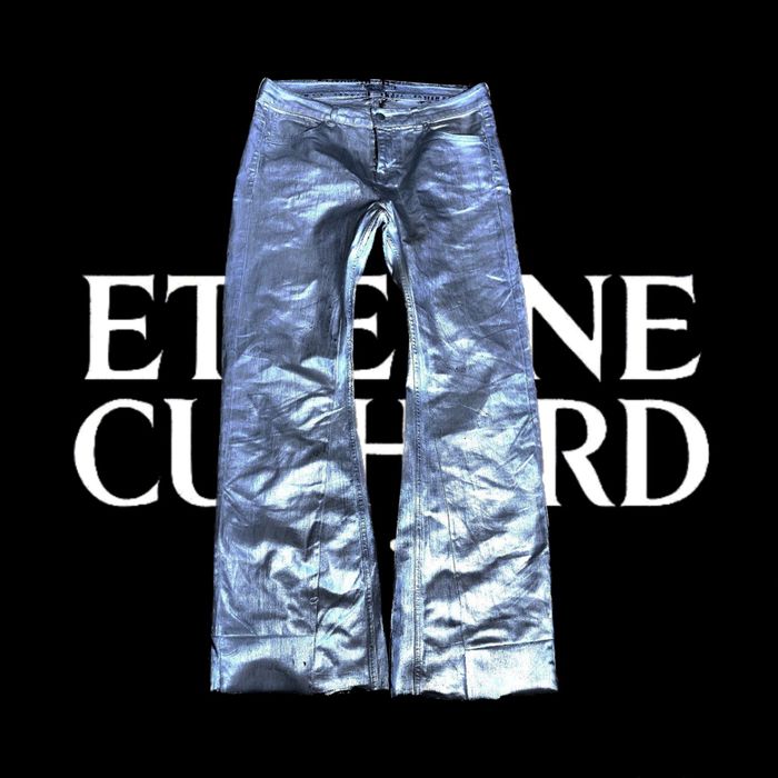 ETIENNE CUSHARD flared baggy флеред дистресс порванные опиум ERD худи