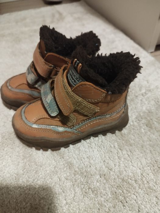 Brązowe buty zimowe dla chłopca Lasocki kids